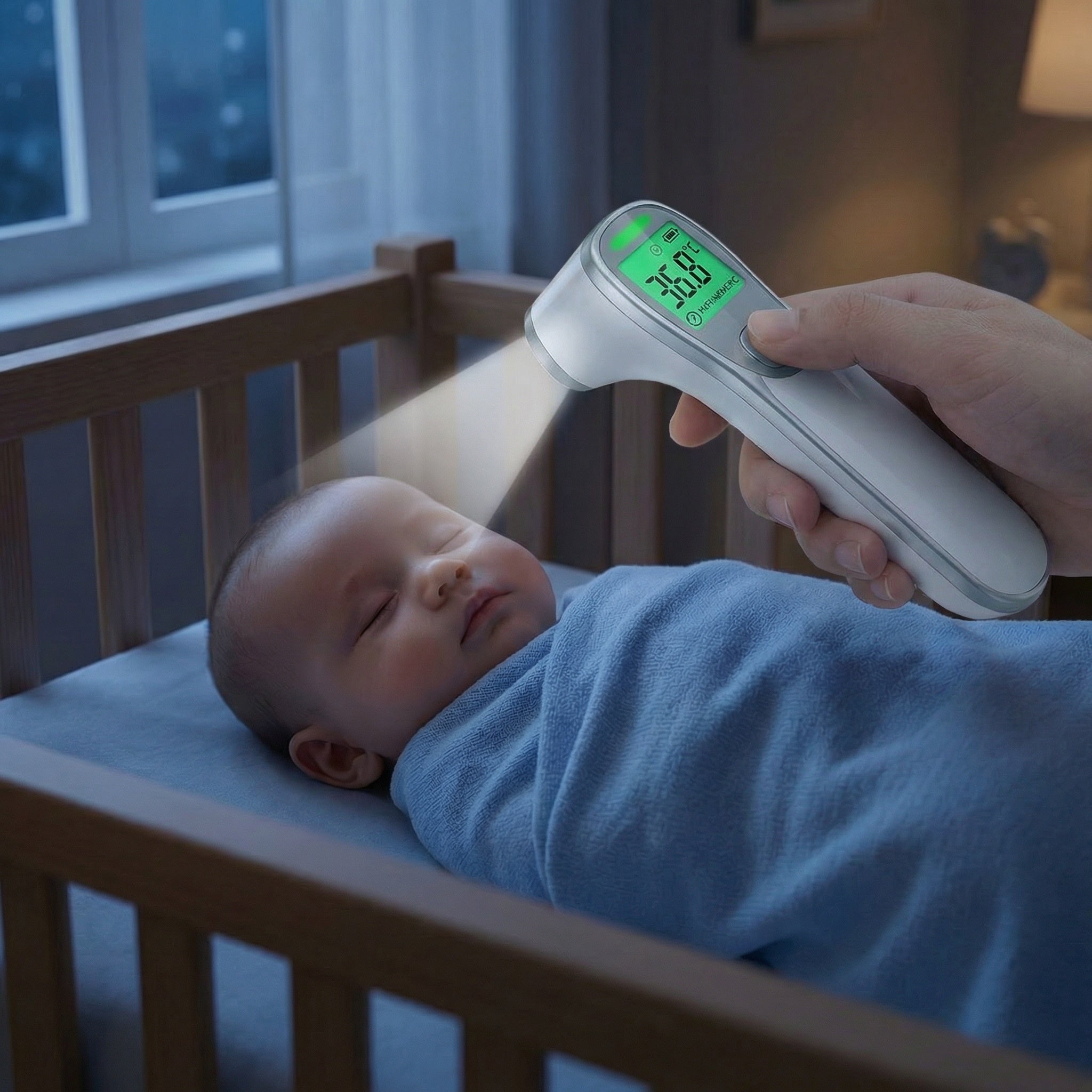 THERMVIBE - Während andere Thermometer raten, scannt unseres präzise – ganz ohne Hautkontakt.
