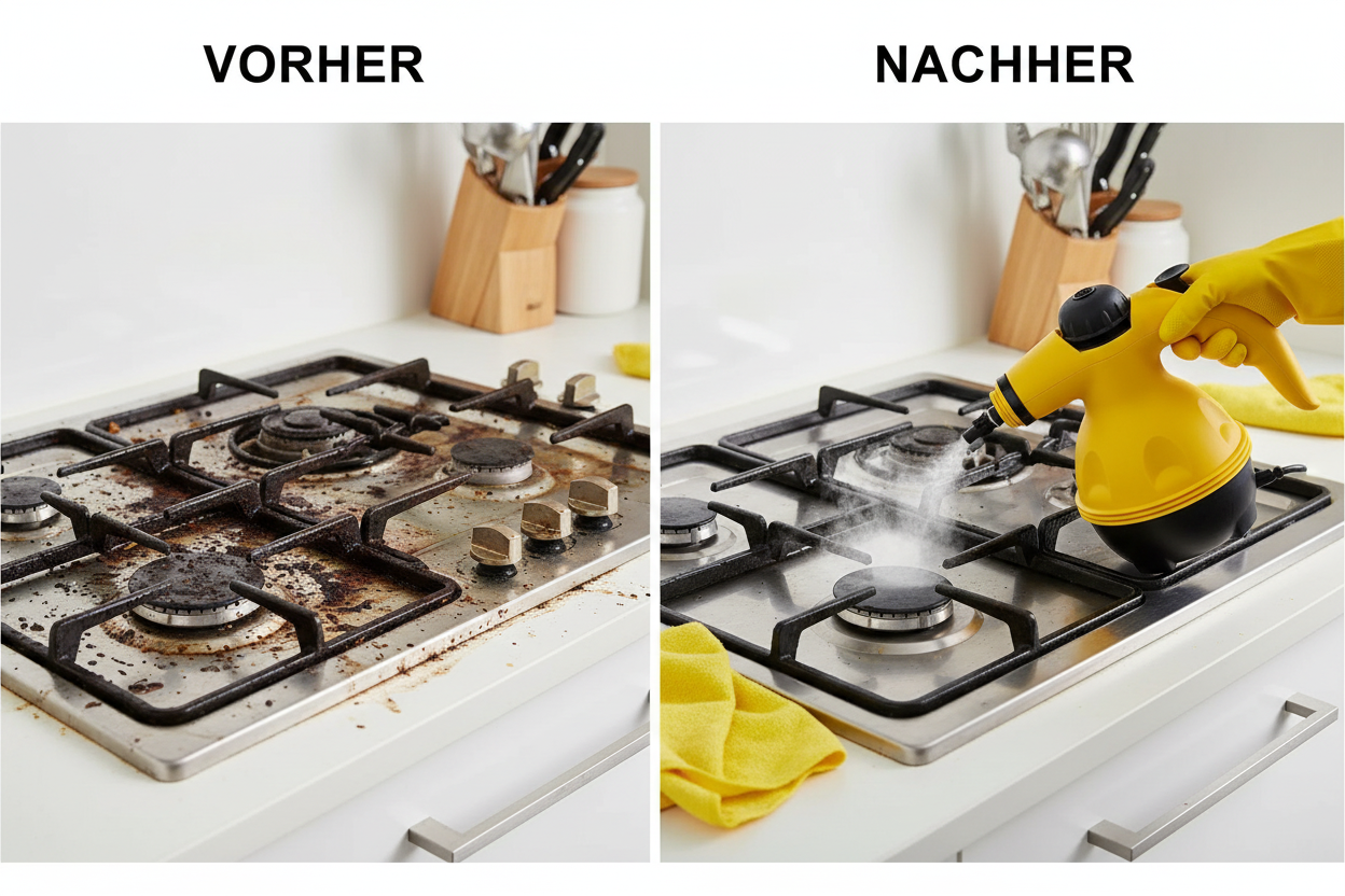 Vorher Nachher Herd Reinigung